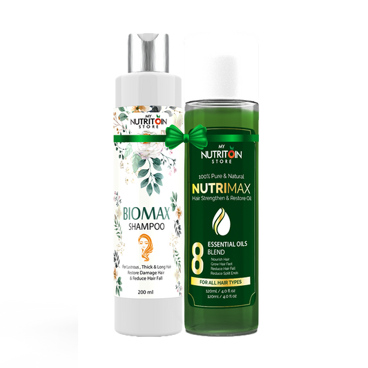 BioMax Shampoo & NutriMax Oil