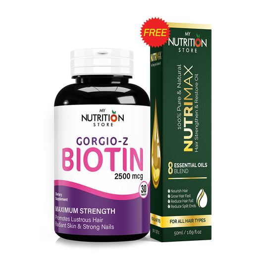 Buy Gorgio-Z-Biotin & Get Free NutriMax Oil